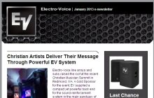 Electro Voice eNews